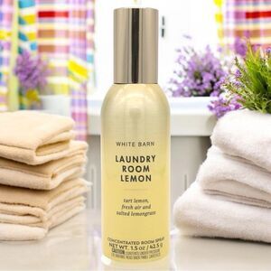 Bath & Body Works White Barn Laundry Room Lemon Room Spray